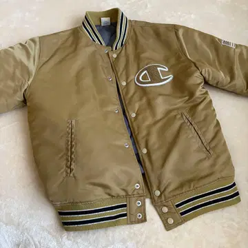 Champion 챔피온 빅 로고 바시티 자켓 L사이즈