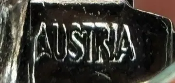 오스트리아제 AUSTRA 각인/빈티지/크리스탈 귀찌