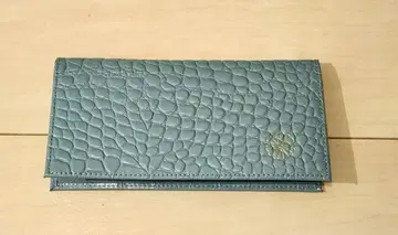황거 지갑 장지갑 크로커다일 파랑