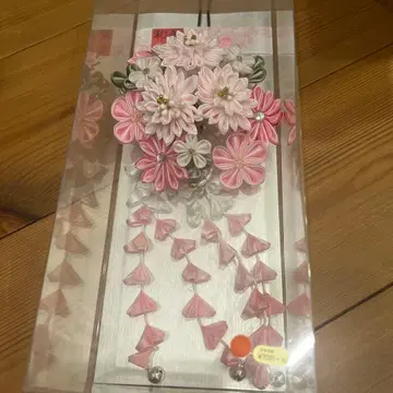 꽃 장식 헤어콤 일본 정통 의상 소품