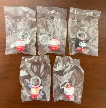 산리오 딸기 메지루시 액세서리 5개 세트