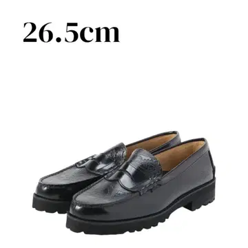 kenford EMBOSSED LOAFERS BLACK 페이즐리