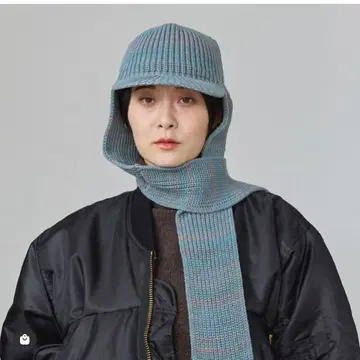OVERRIDE 니트 모자 울 혼방