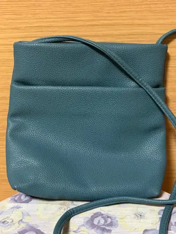 천연 가죽 숄더 백