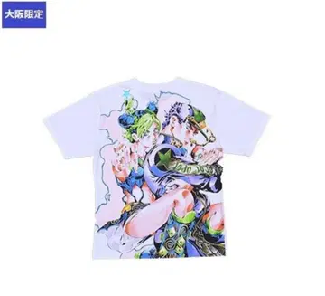 아라키 히로히코 원화전 죠죠전 오사카 한정판 스톤 오션 티셔츠 L 사이즈