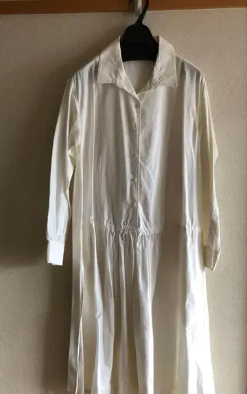[ Deuxieme classe ] 아이보리 셔츠 원피스 클리닝 완료