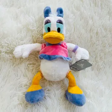 [택 포함] 디즈니 데이지 봉제 인형 디즈니 스토어 포니테일