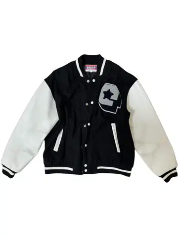 Empire 바시티 자켓 L 블랙/화이트