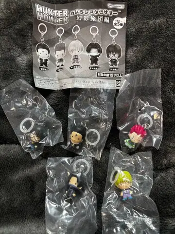 [인기] 헌터 x 헌터 키링 5체 세트 컴프