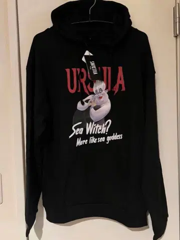 새상품 Disney VILLANS 후드티 에리얼 M