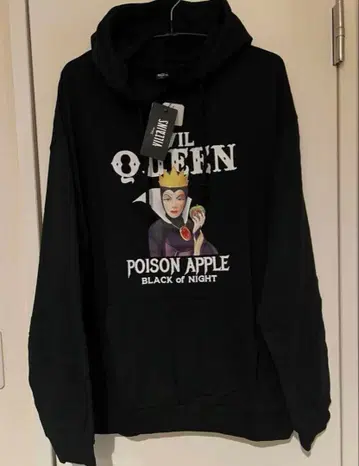 새상품 Disney VILLANS 후드티 여왕 M