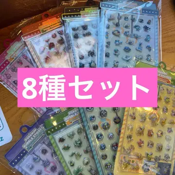 포켓몬 한국 공식 버블 스티커 전 8종 컴플리트 세트