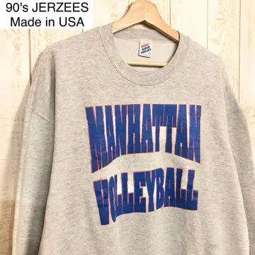 90's JERZEES 저지 빈티지 맨투맨 그레이 칼리지