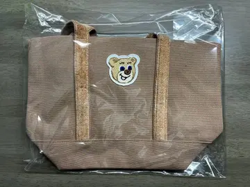 러브러리 바이 페이 올드 테디 와펜 토트백 베이지