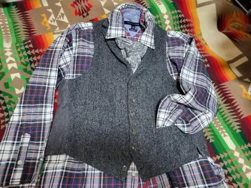 새상품급 OXFORD CLASSIC 해리스 트위드 베스트 XL