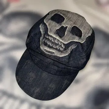 CA4LA Skull Print Work Cap