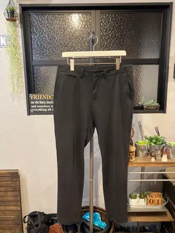 저지 스탠다드 relume 슬림핏 팬츠 블랙 치노 팬츠 L