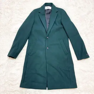 [ 새상품급 ] CITY 체스터 코트 피코트 L 그린 극상 울