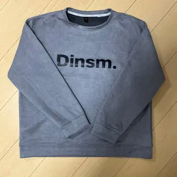 Dinsm. 그레이 크루넥 맨투맨