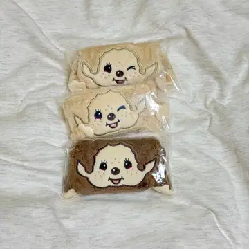 몽치치 봉제 인형 사진 키링