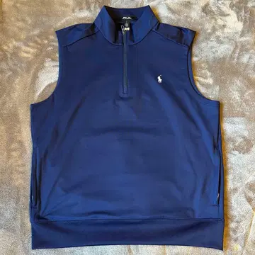 [ 미사용 새상품 ] RLX 랄프 로렌 하프 지퍼 풀오버 베스트