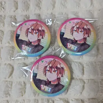 컬러풀 피치 셰어하우스 캔뱃지 우리 3개 세트