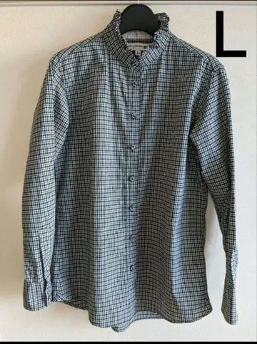 유니클로 이네스 프릴 블라우스 L 사이즈 사에코