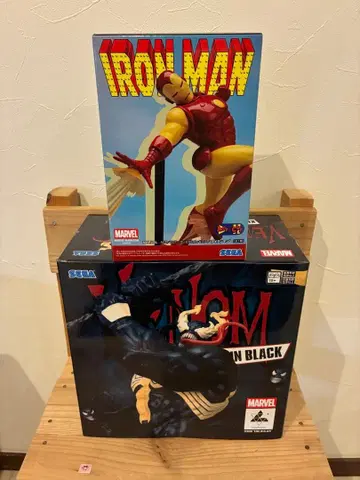 MARVEL 프리미엄 피규어 아이언맨 베놈 2종 세트 미개봉 새상품
