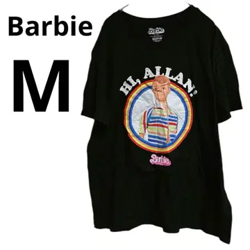 Barbie [ M ] HI, ALLAN! 티셔츠 로고 바비 블랙