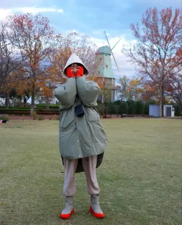 searoomlynn 몬스터 PADDED 코트 카키 M