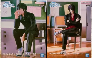 긴파치 선생님 히지카타 토시로 타카스기 신스케 데스크 피규어 세트