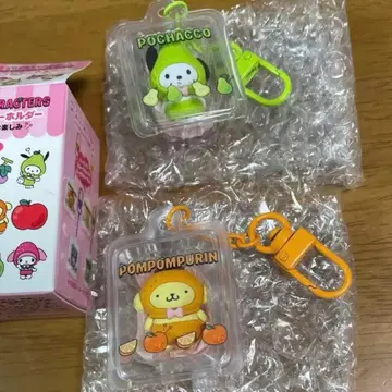 산리오 시크릿 키링 후르츠 폼폼푸딩 포차코 박스 포함