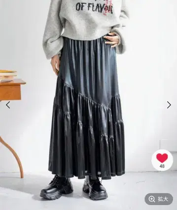 [ 시착만 한 상품 ] 로리즈팜 글리터 플리츠 스커트