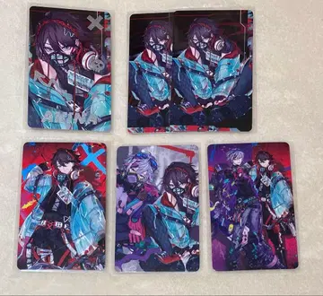 니지산지 Stun Mode 사에구사 아키나 사진풍 카드 6종 세트