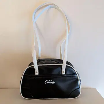 미사용급 Candy Stripper CANDY 보스턴 백 블랙 y2k