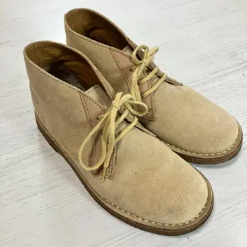 REGAL STANDARDS 스웨이드 처카 부츠 베이지 23.5