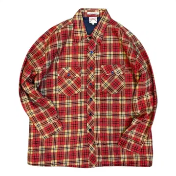 DEAD 80s HUNTING CLUB 퀼트 플란넬 셔츠 XL