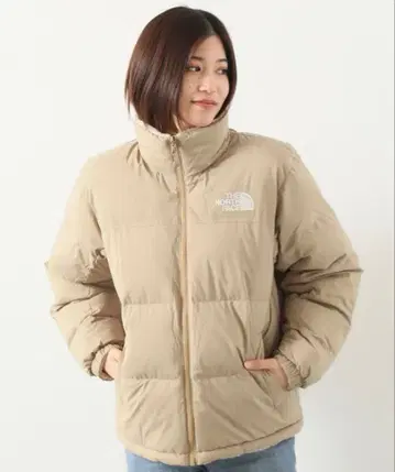 THE NORTH FACE 베이지 다운 자켓