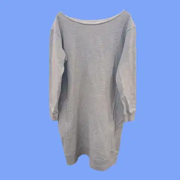 Americana 코튼 긴팔 무릎 기장 원피스