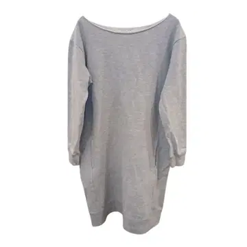 Americana 코튼 긴팔 무릎 기장 원피스