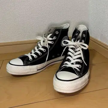 CONVERSE ALL STAR 하이컷 스니커즈 블랙