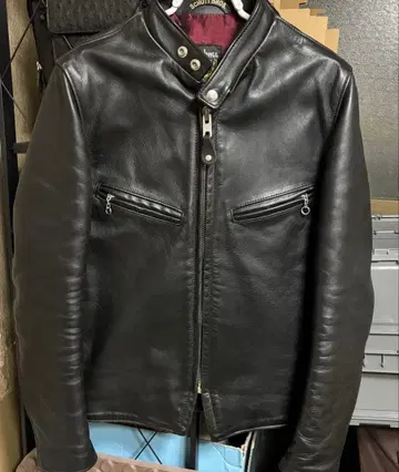 Schott 샷 1960년대 소가죽 가죽 자켓 34 7009