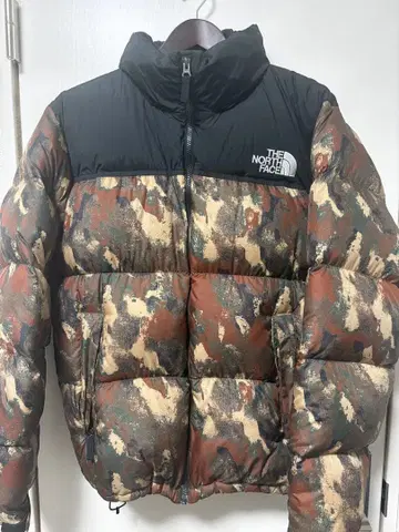 THE NORTH FACE 카모플라쥬 눕시 다운 자켓 XL