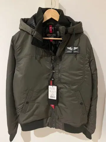 ALPHA 후디드 리브 자켓 TA1672