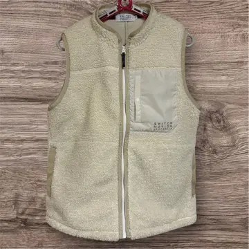 SWITCH MOTION 보아 베스트 M 사이즈 크림색 crocodile