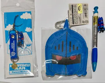 근육맨 팡손 웍스 로빈 마스크 스트랩 코인 케이스 펜