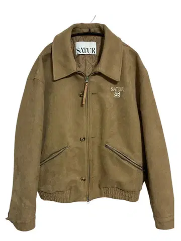 한국 인기 브랜드 SATUR 스웨이드 자켓