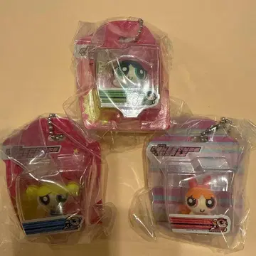 파워퍼프걸 블리스터 참 컬렉션 가챠 3개 세트