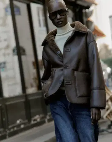 ZARA 리버서블 더블 페이스 자켓