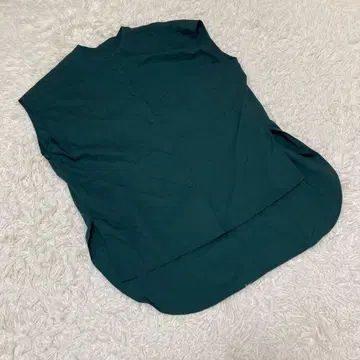 ESSEN.LAUTREAMON 슬리브리스 셔츠 튜닉 무지 짙은 녹색 38